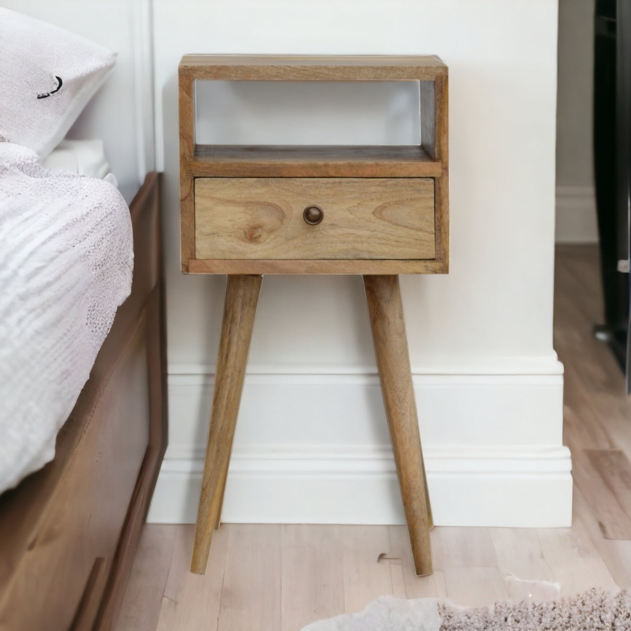 Mini Oak-ish Bedside