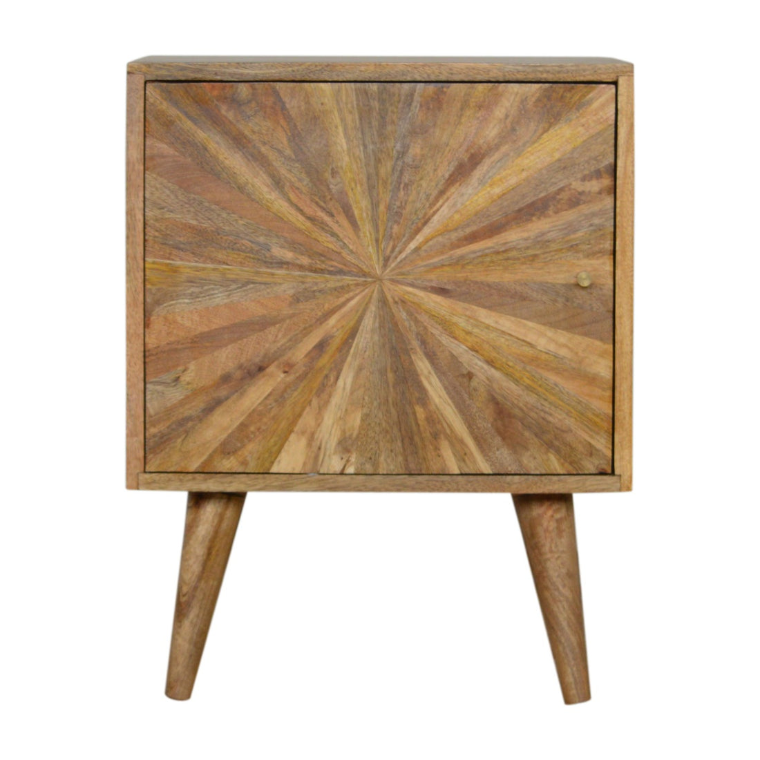 Sunrise Door Bedside Table | Oak Solid Mango Wood