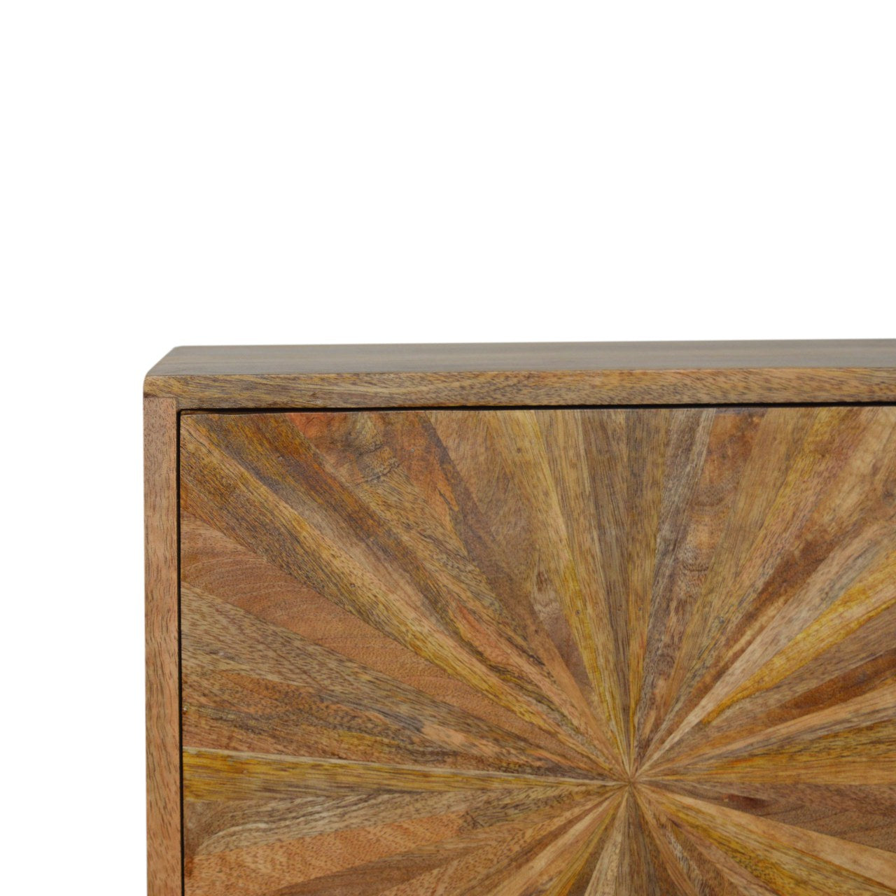 Sunrise Door Bedside Table | Oak Solid Mango Wood