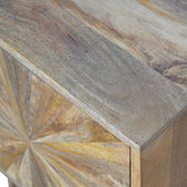 Sunrise Door Bedside Table | Oak Solid Mango Wood