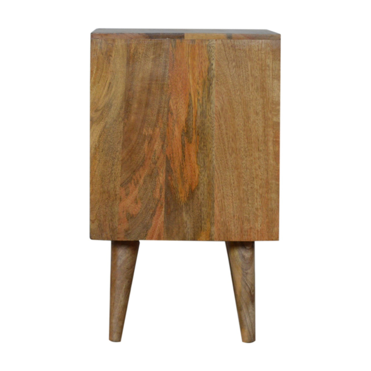 Sunrise Door Bedside Table | Oak Solid Mango Wood