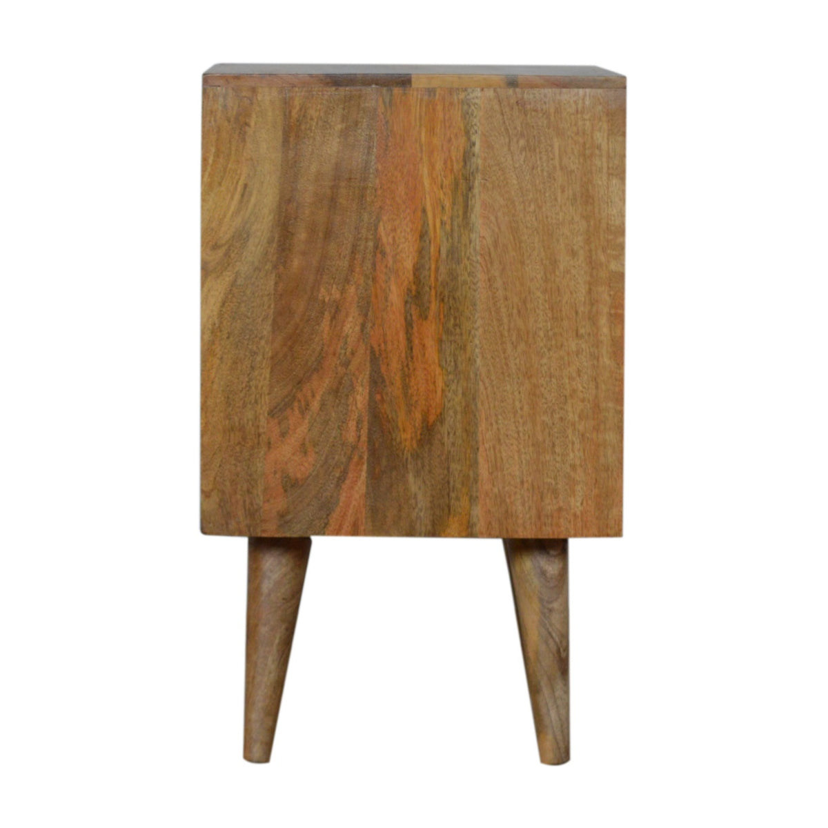 Sunrise Door Bedside Table | Oak Solid Mango Wood
