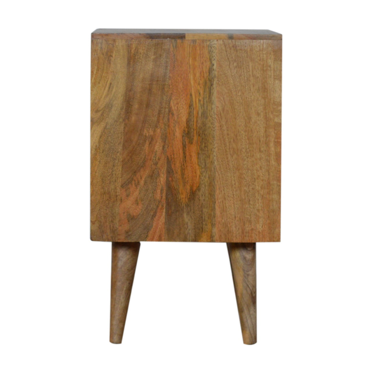 Sunrise Door Bedside Table | Oak Solid Mango Wood