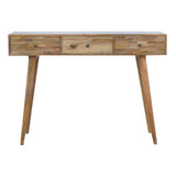 Patchwork Console Table | Oak-Ish Solid Mango Wood