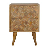 Assorted Oak-ish Bedside Table