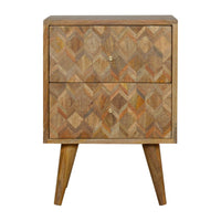 Assorted Oak-ish Bedside Table