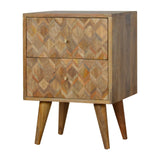 Assorted Oak-ish Bedside Table