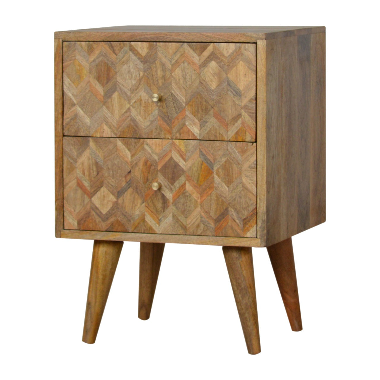 Assorted Oak-ish Bedside Table