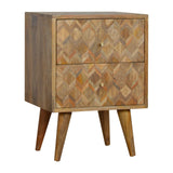 Assorted Oak-ish Bedside Table