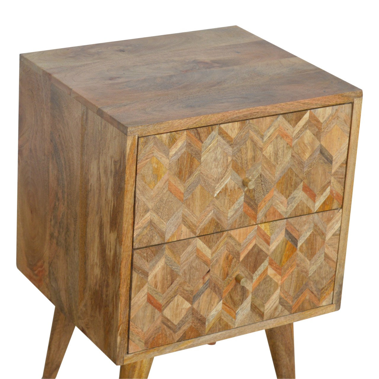 Assorted Oak-ish Bedside Table