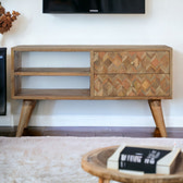 Assorted Oak-ish Media Unit