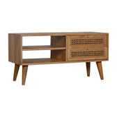 Larrisa TV Media Unit | Oak Solid Mango Wood