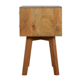 Line Grey Painted Bedside Table
