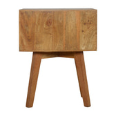 Line Grey Painted Bedside Table