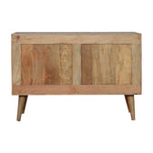 Larissa Cabinet with 4-Drawers Chest of Drawers | Oak-Ish Solid Mango Wood