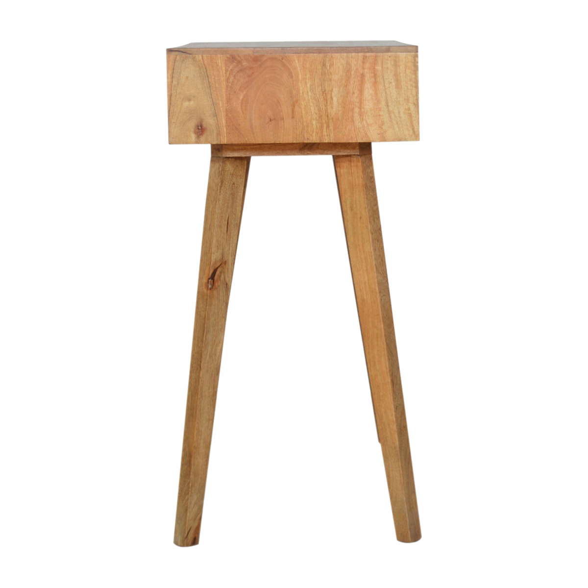 Grey Line Carved Writing Desk | Hand-Carved