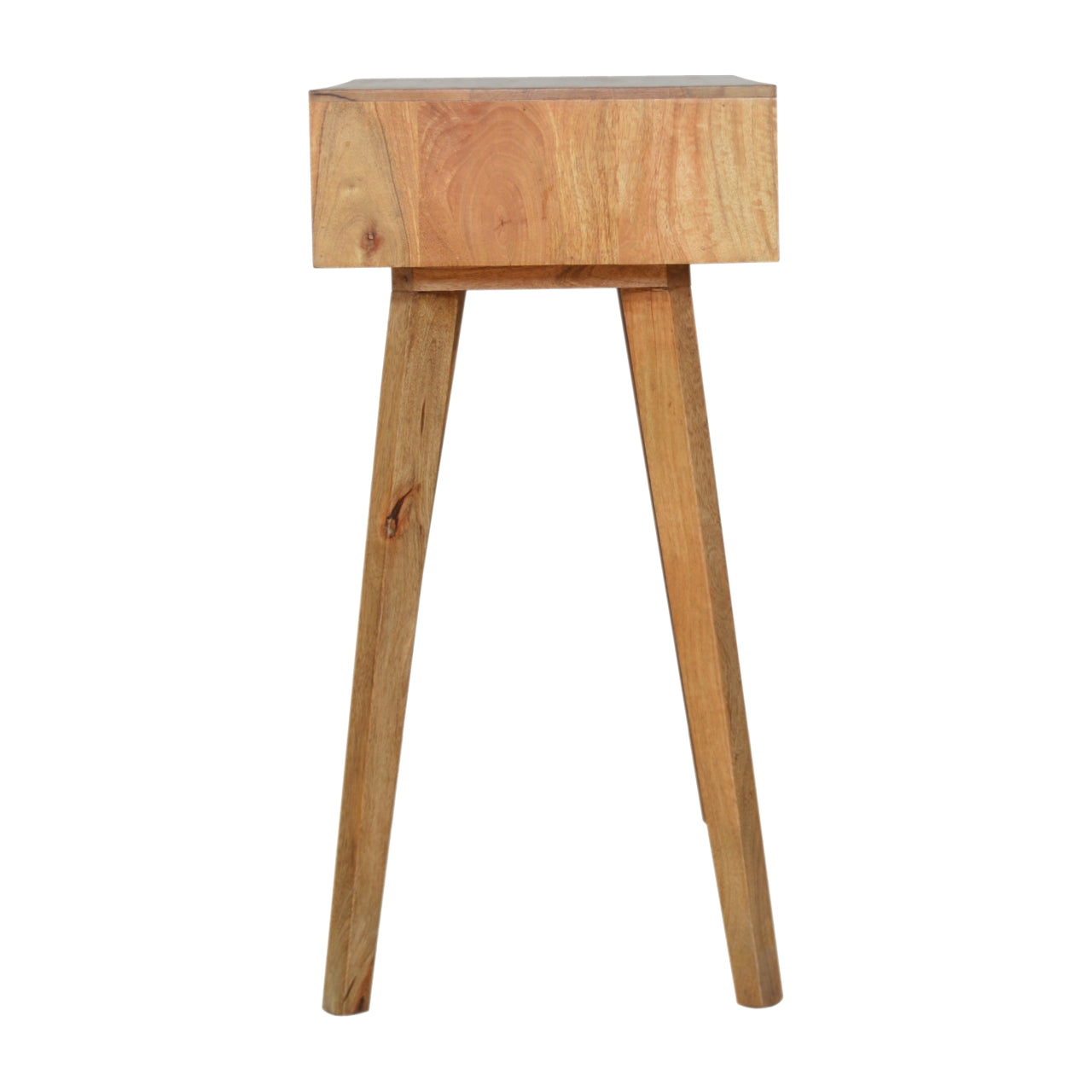 Grey Line Carved Writing Desk | Hand-Carved