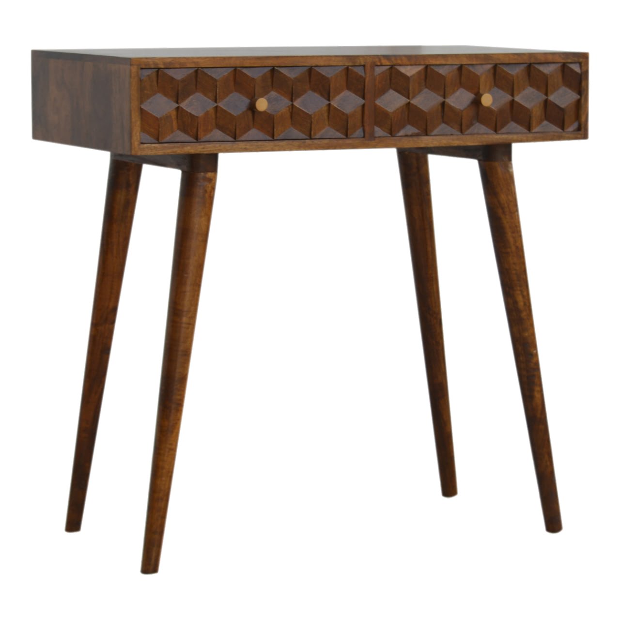 Chestnut Cube Chest of Drawers