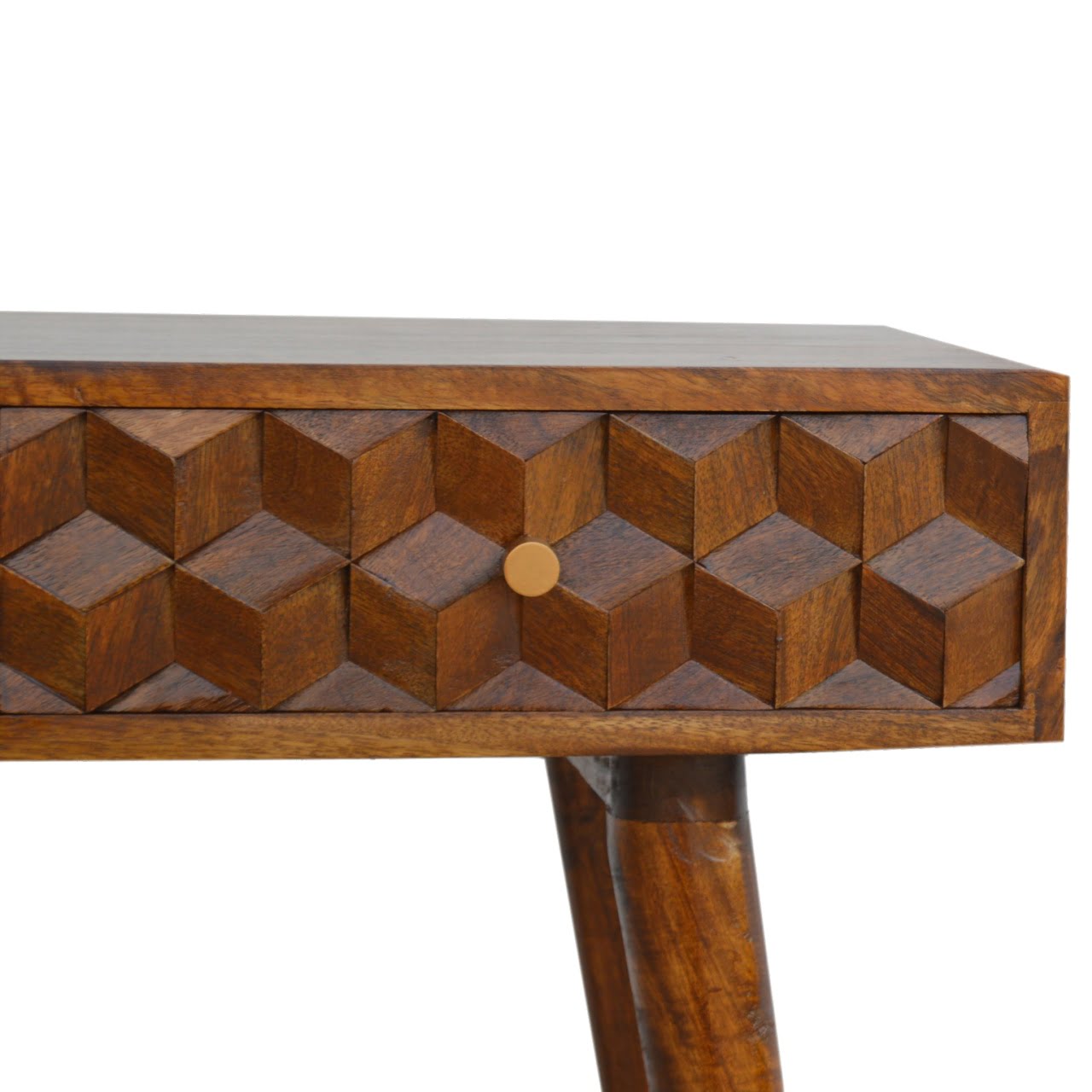 Chestnut Cube Chest of Drawers