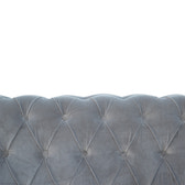 Grey Velvet Chesterfield Sofa