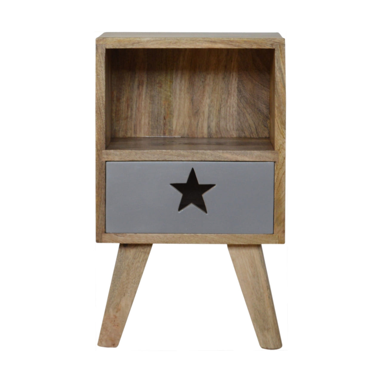 Small Star Painted Bedside Table