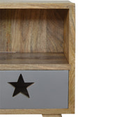 Small Star Painted Bedside Table