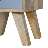 Small Star Painted Bedside Table