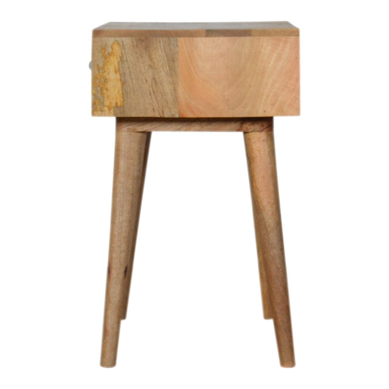 Bone Inlay Bedside Table | Oak Mango Wood
