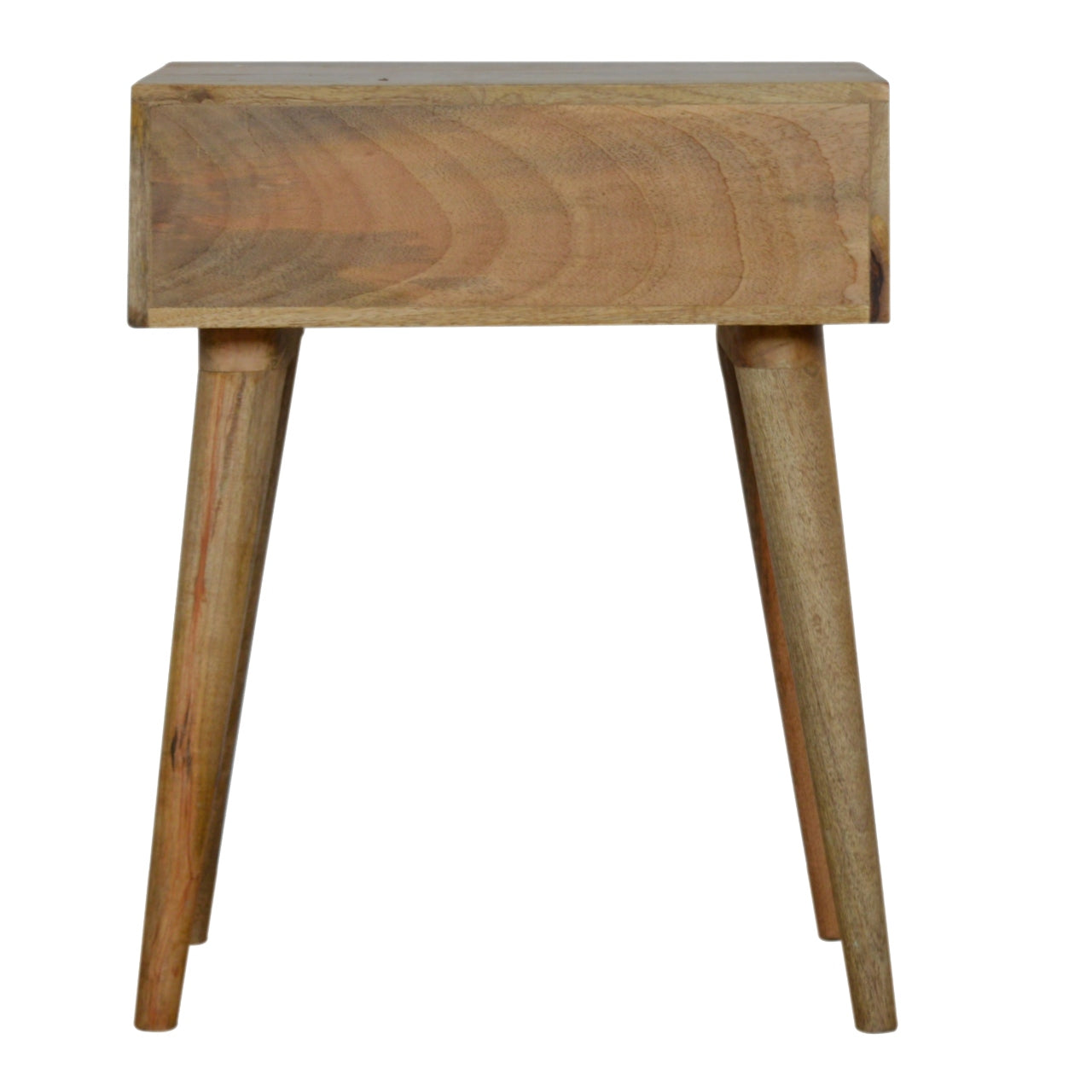 Bone Inlay Bedside Table | Oak Mango Wood