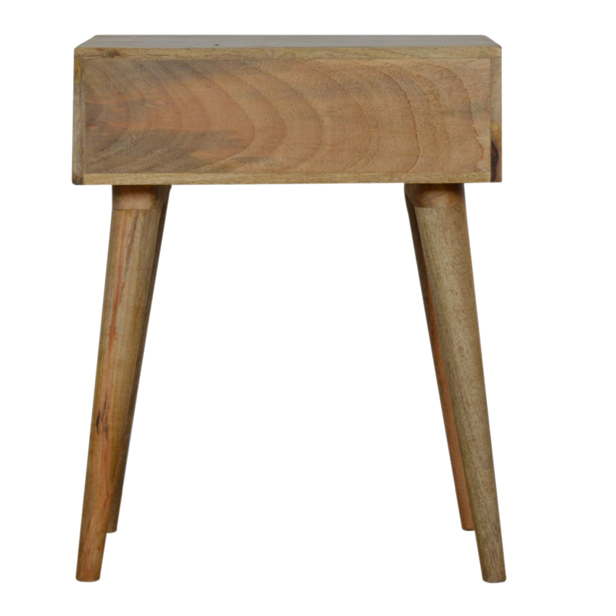 Cube Carved 1 Drawer Bedside
