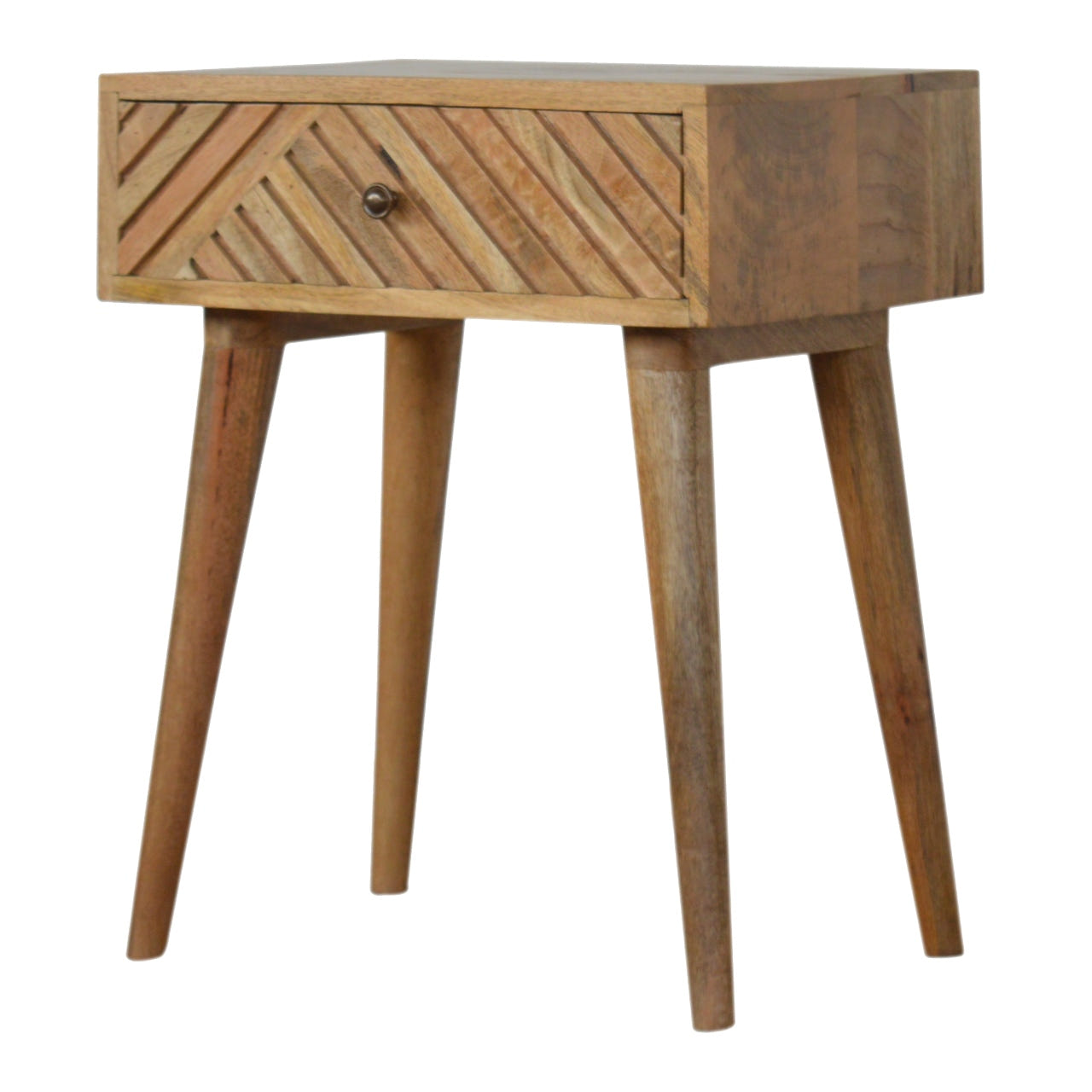 Lille Bedside Table | Hand-Carved