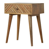 Lille Bedside Table | Hand-Carved