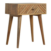 Lille Bedside Table | Hand-Carved
