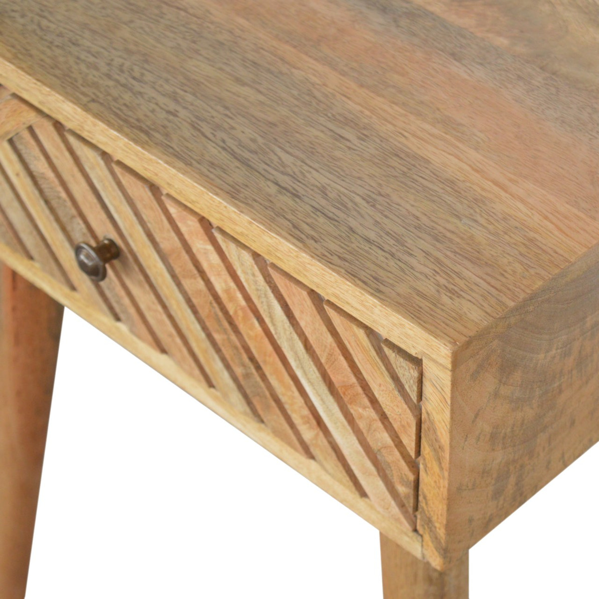 Lille Bedside Table | Hand-Carved