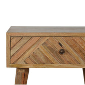 Lille Bedside Table | Hand-Carved