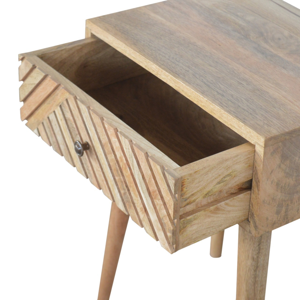 Lille Bedside Table | Hand-Carved