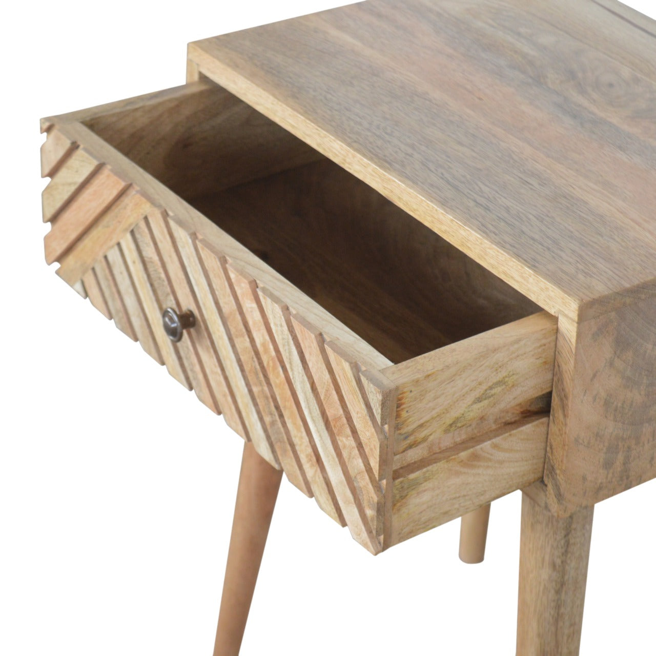 Lille Bedside Table | Hand-Carved
