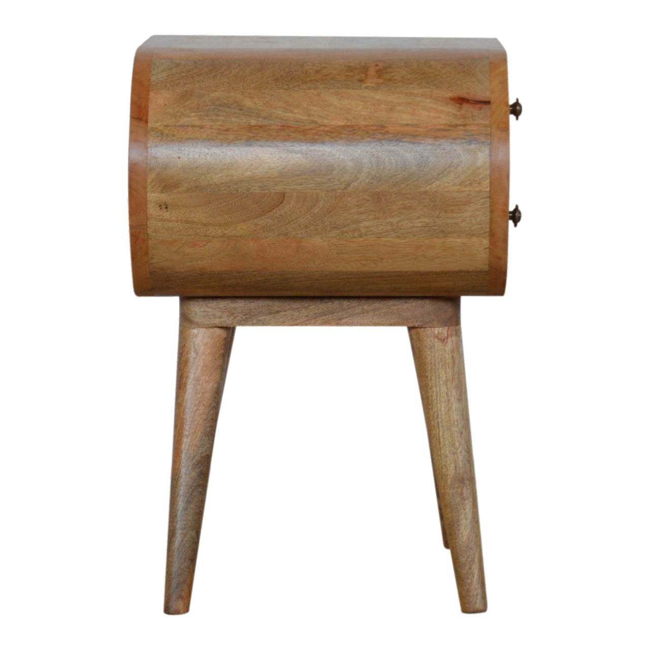 Circular Bedside Table | Oak Mango Wood