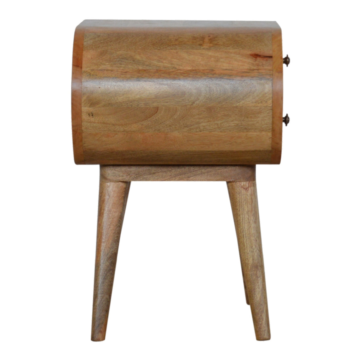 Circular Bedside Table | Oak Mango Wood
