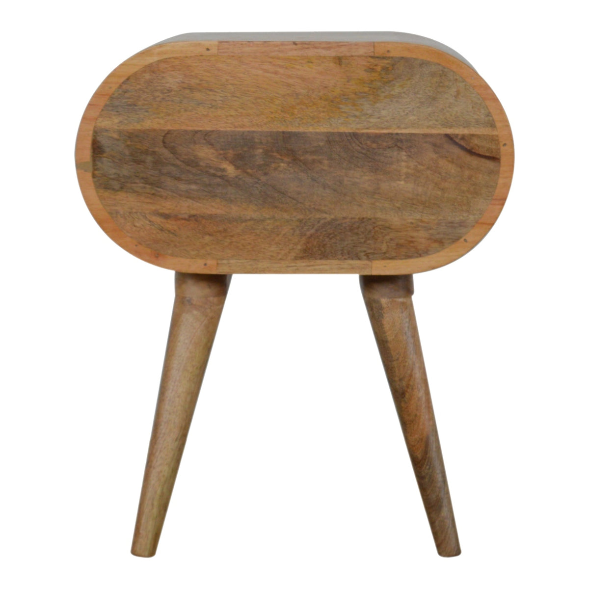 Circular Bedside Table | Oak Mango Wood