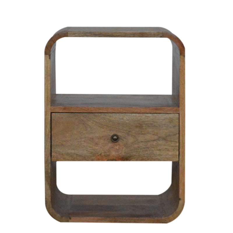 London Bedside Table | Oak Mango Wood