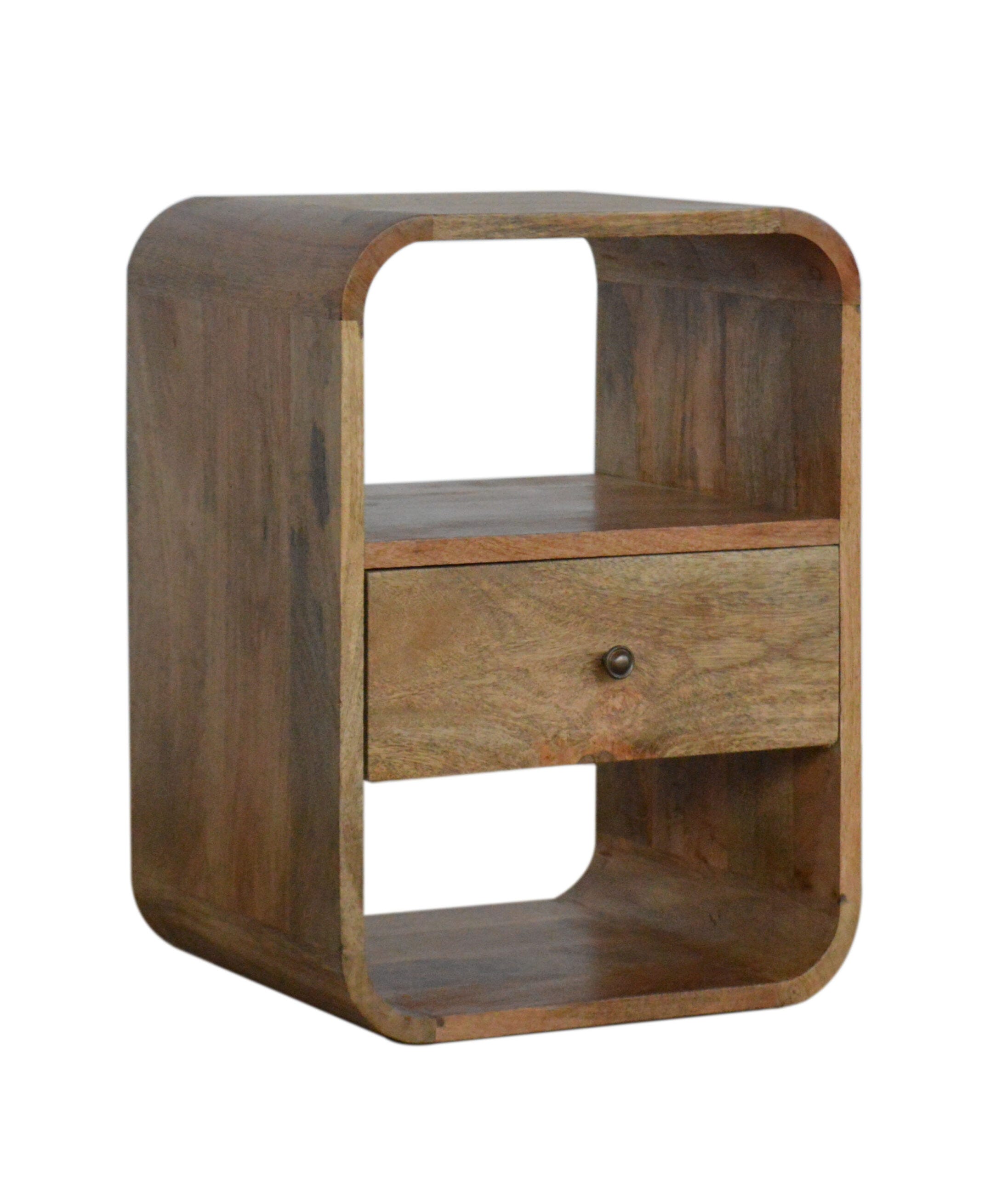 London Bedside Table | Oak Mango Wood