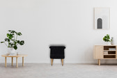 Black Velvet Accent Chair
