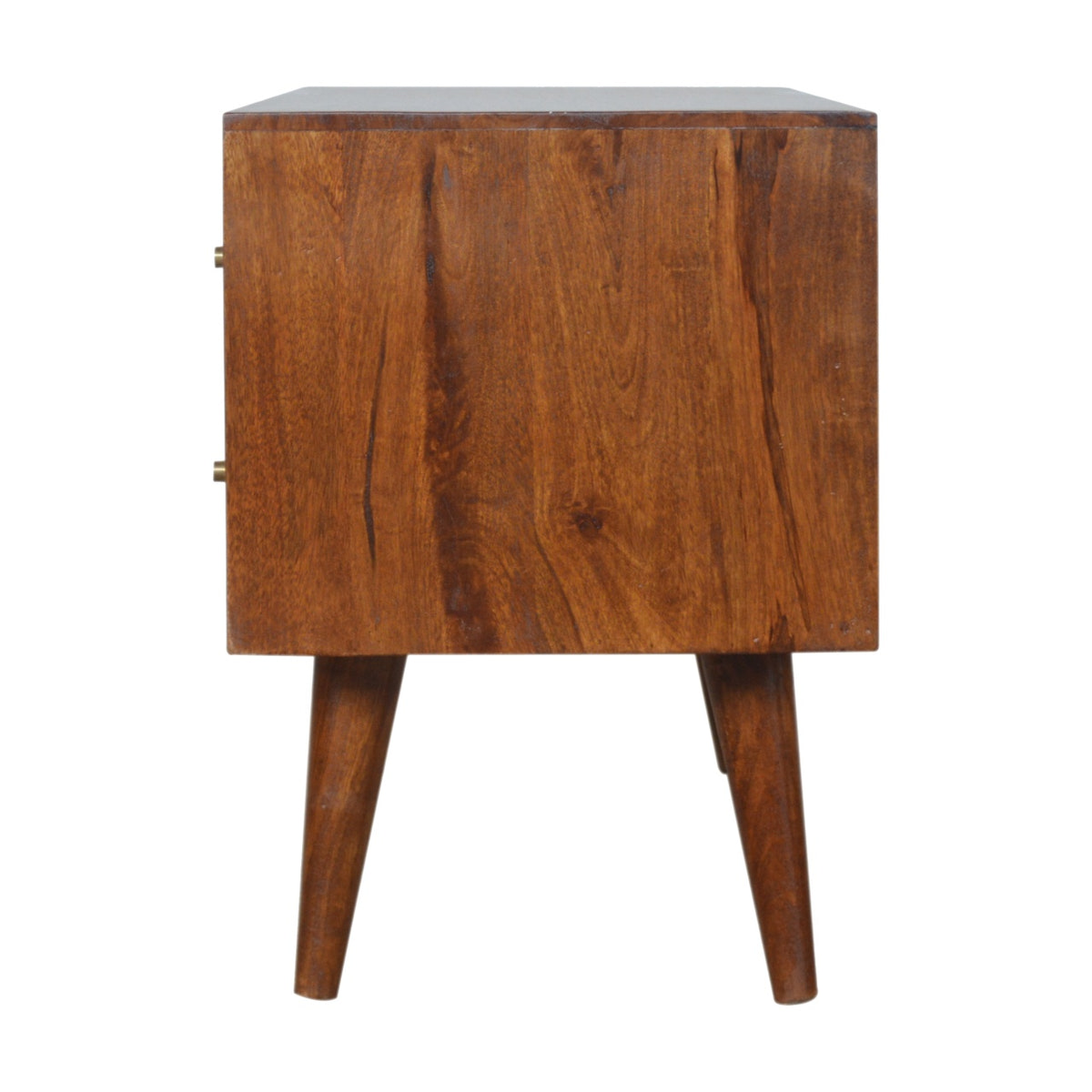 Chestnut Inlay Abstract TV Unit Chest of Drawers