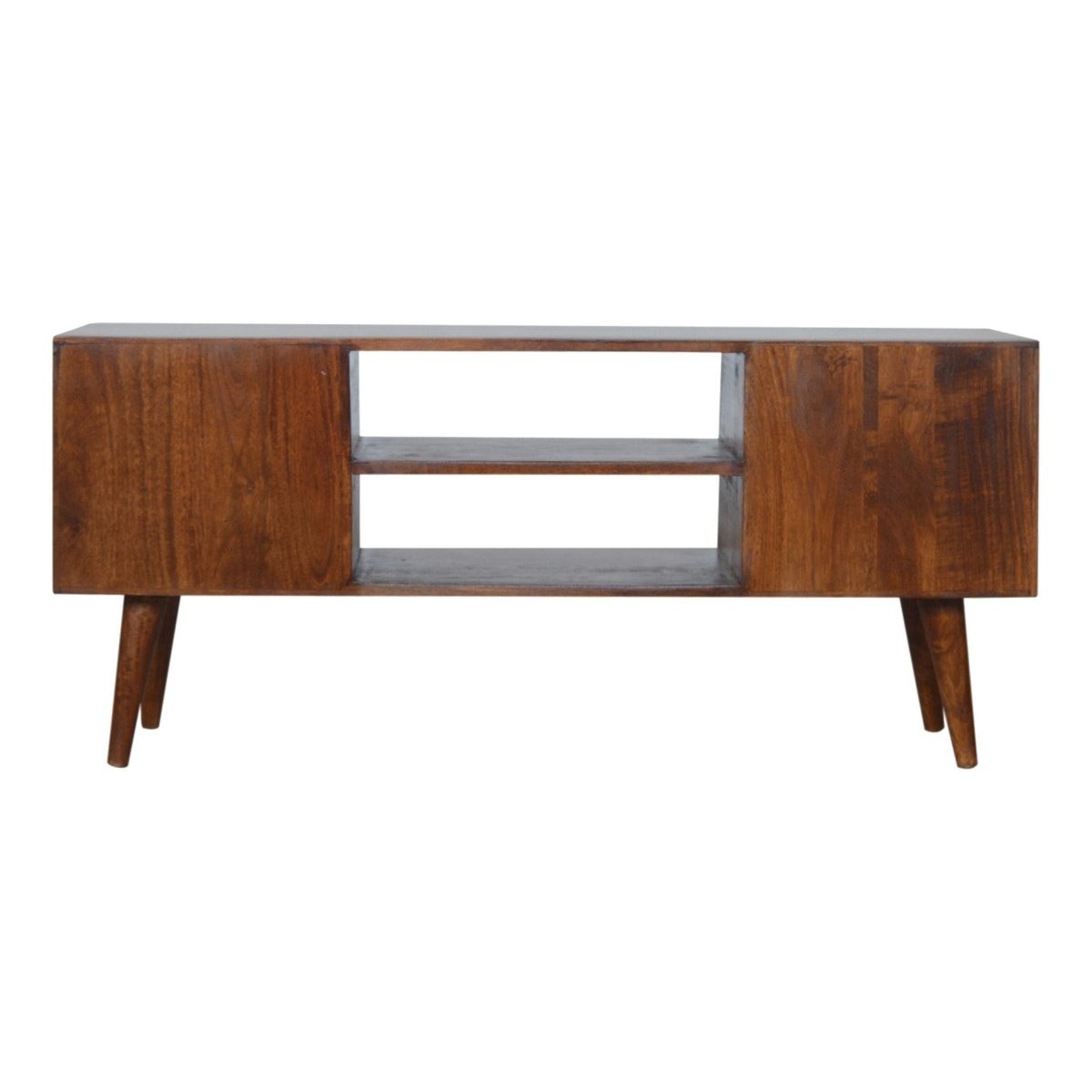 Chestnut Inlay Abstract TV Unit Chest of Drawers