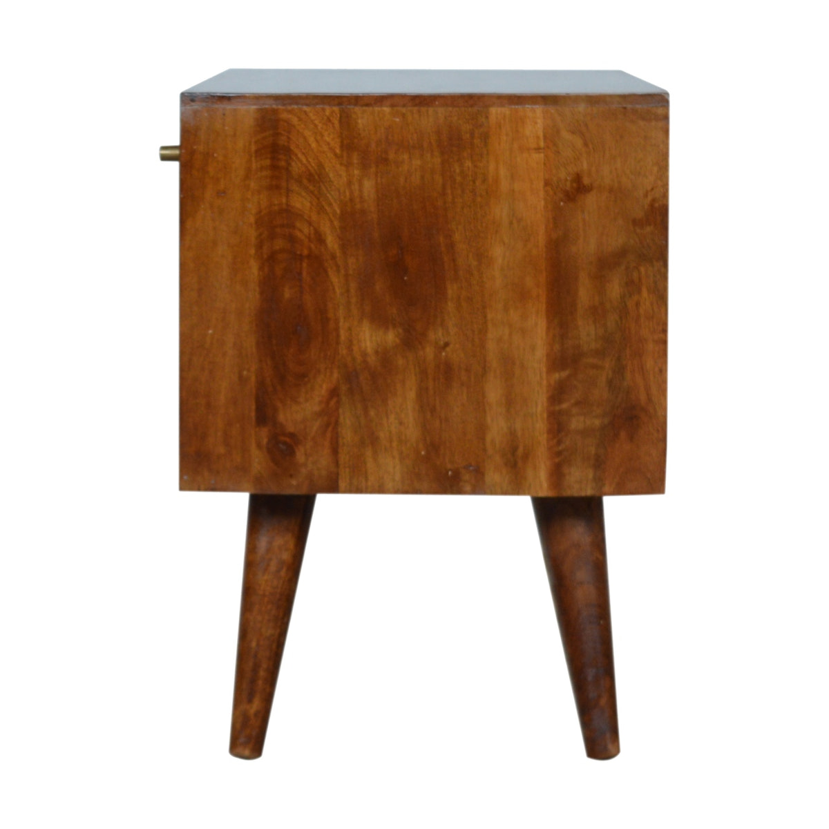 Chestnut Abstract Inlay Sideboard Chest of Drawers