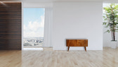 Chestnut Abstract Inlay Sideboard Chest of Drawers