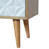 Diamond Carved Media Unit