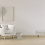 Taupe Floral Bone Coffee Table | Oak-Ish Mango Wood