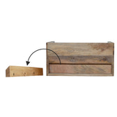Bone Inlay Gallery Floating Bedside Table
